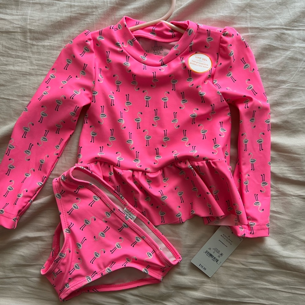 Flamingo 2t girls swim suit